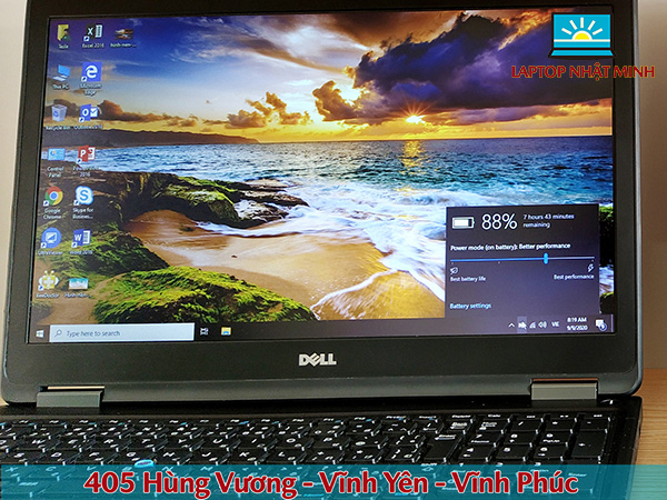 Dell E5550 được tối ưu cấu hình để vận hành ổn định qua thời gian dài và thời lượng pin lâu